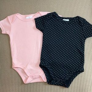 👼3 for $10👼 Laura Ashley Baby Girl Onesies. EUC. 0-3M.